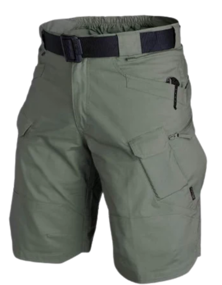 Luvik | Miesten Mukavat Cargo Shorts Musta