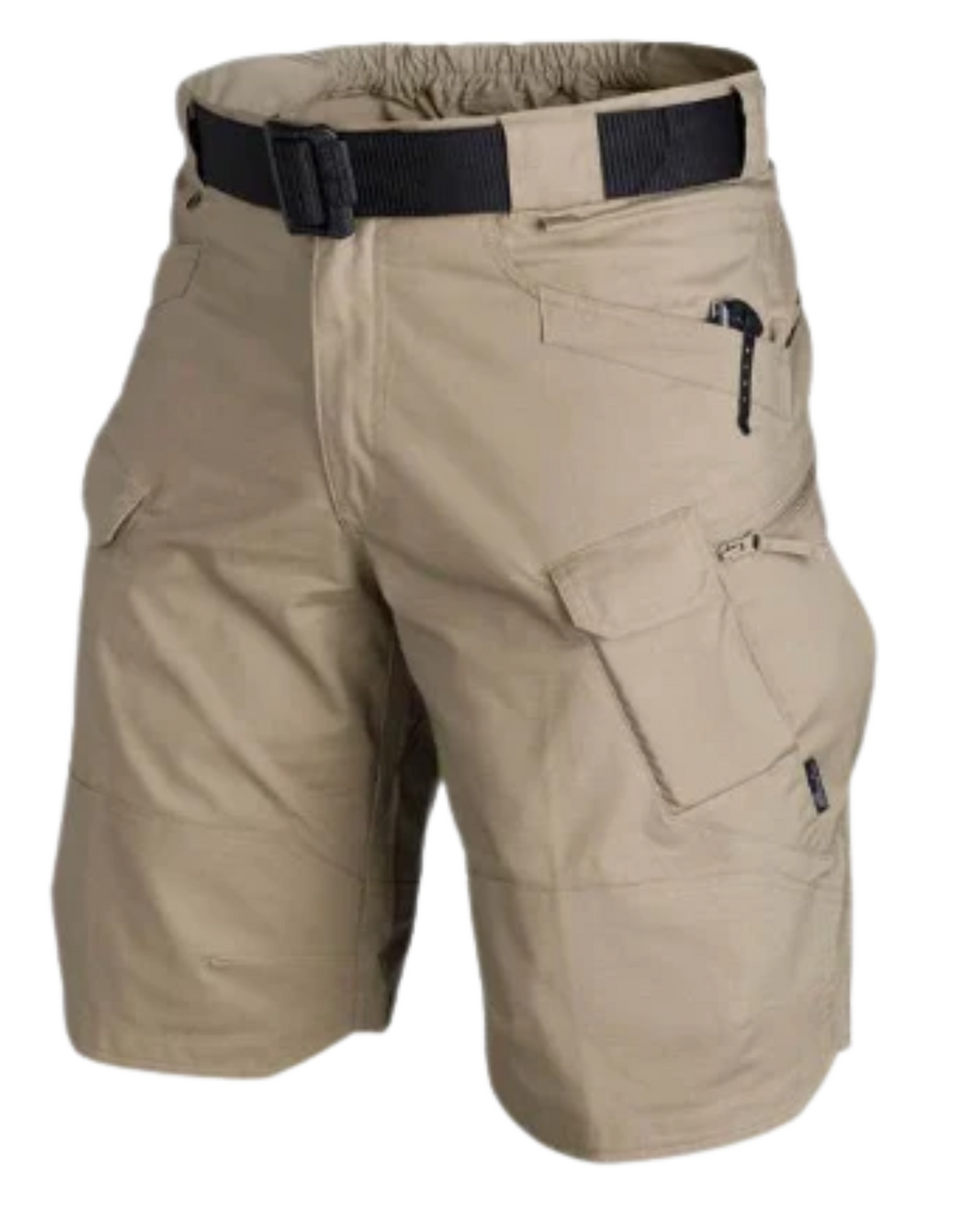 Luvik | Miesten Mukavat Cargo Shorts Musta