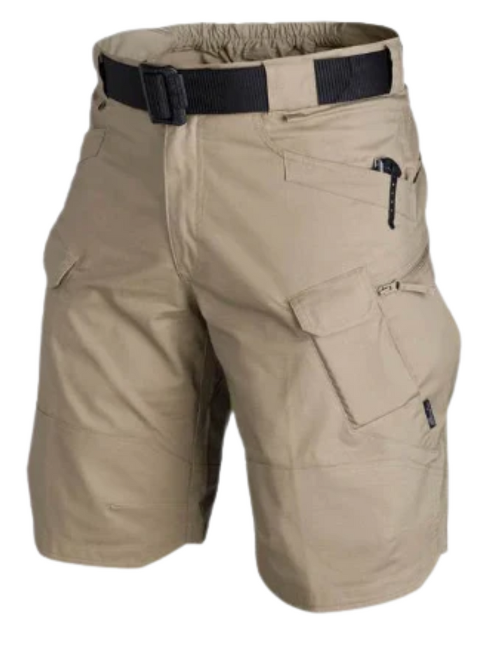 Luvik | Miesten Mukavat Cargo Shorts Musta