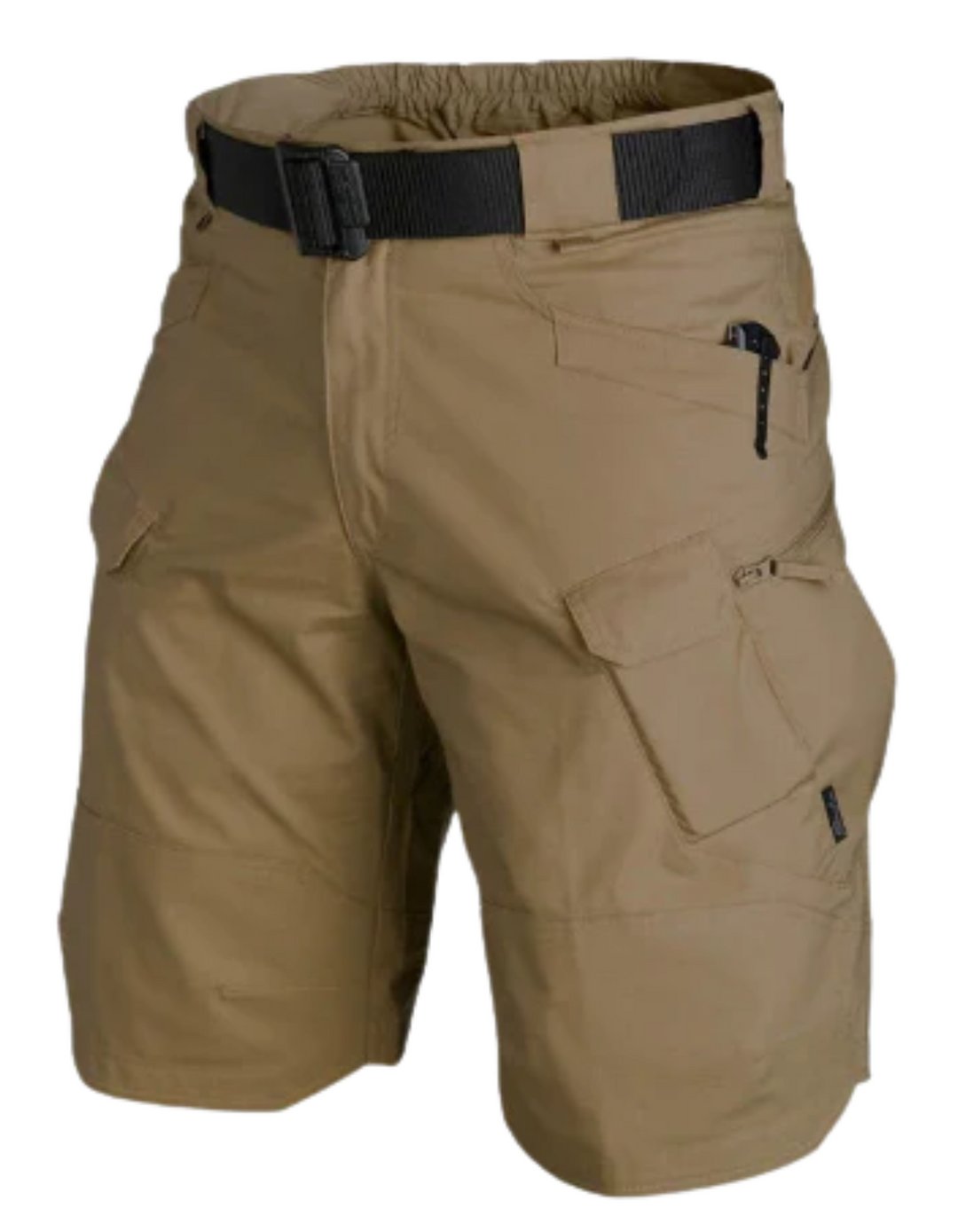 Luvik | Miesten Mukavat Cargo Shorts Musta