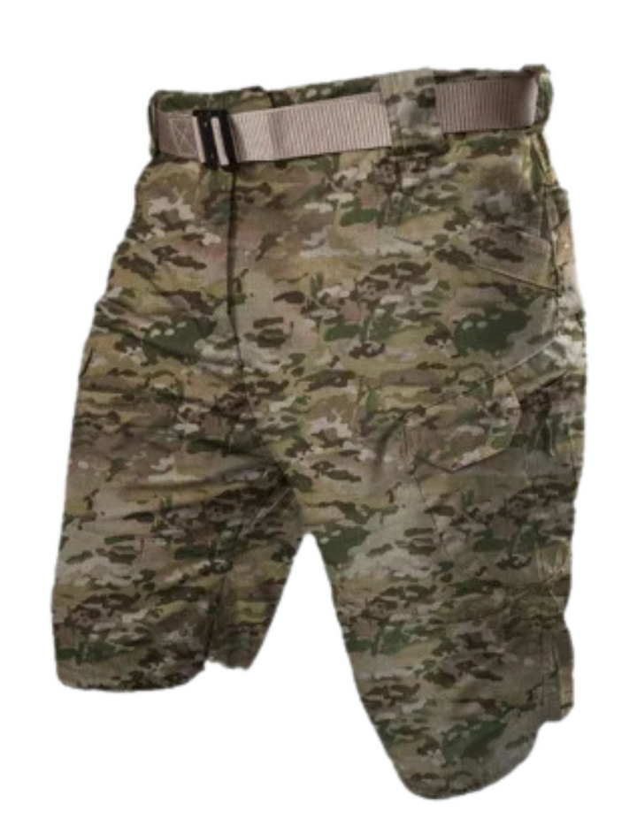 Luvik | Miesten Mukavat Cargo Shorts Musta