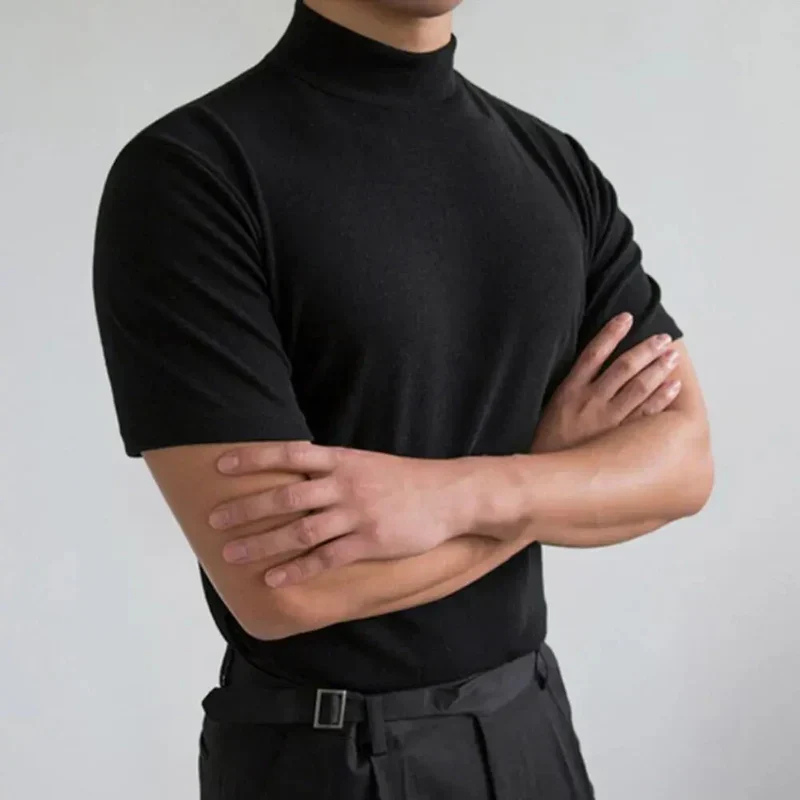 Luvik | Miesten Slim Fit T-paita Poolokaulus