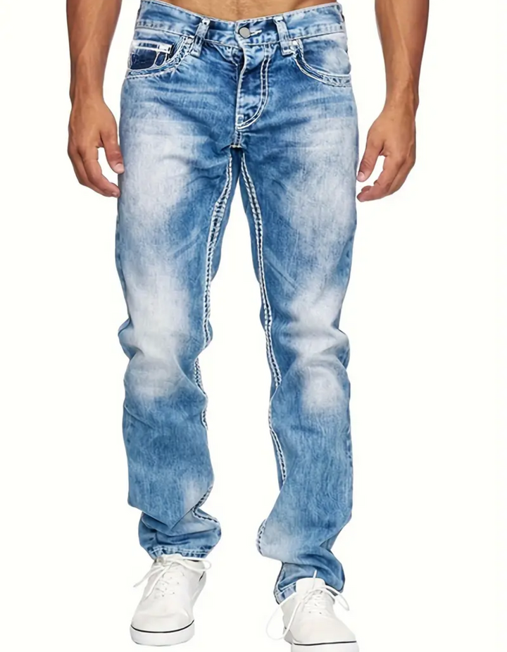 Luvik | Miesten Slim Fit Farkut Stretch