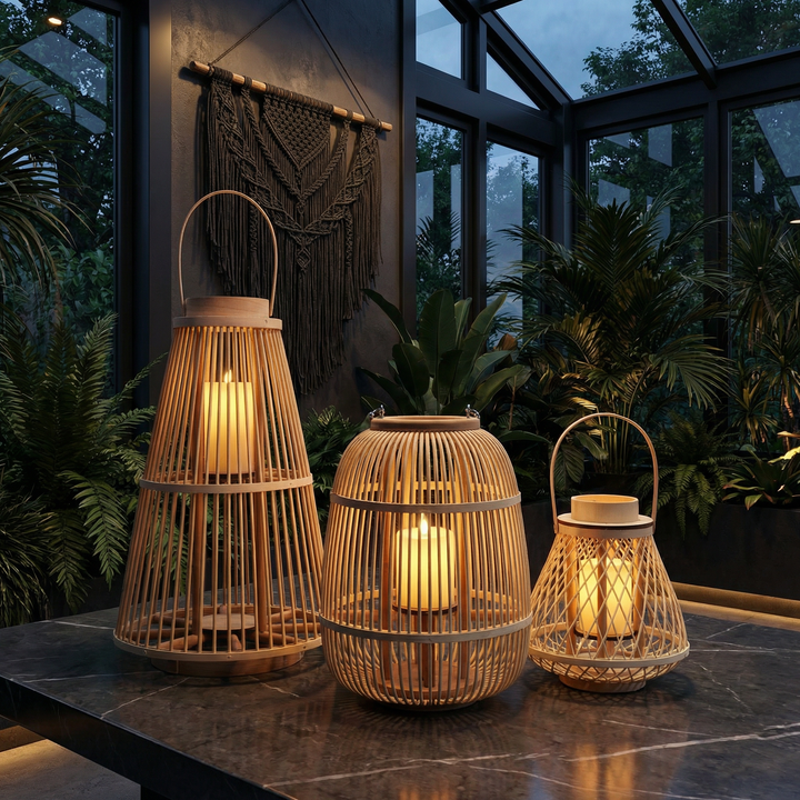 Rattan Lanterns Luvikno