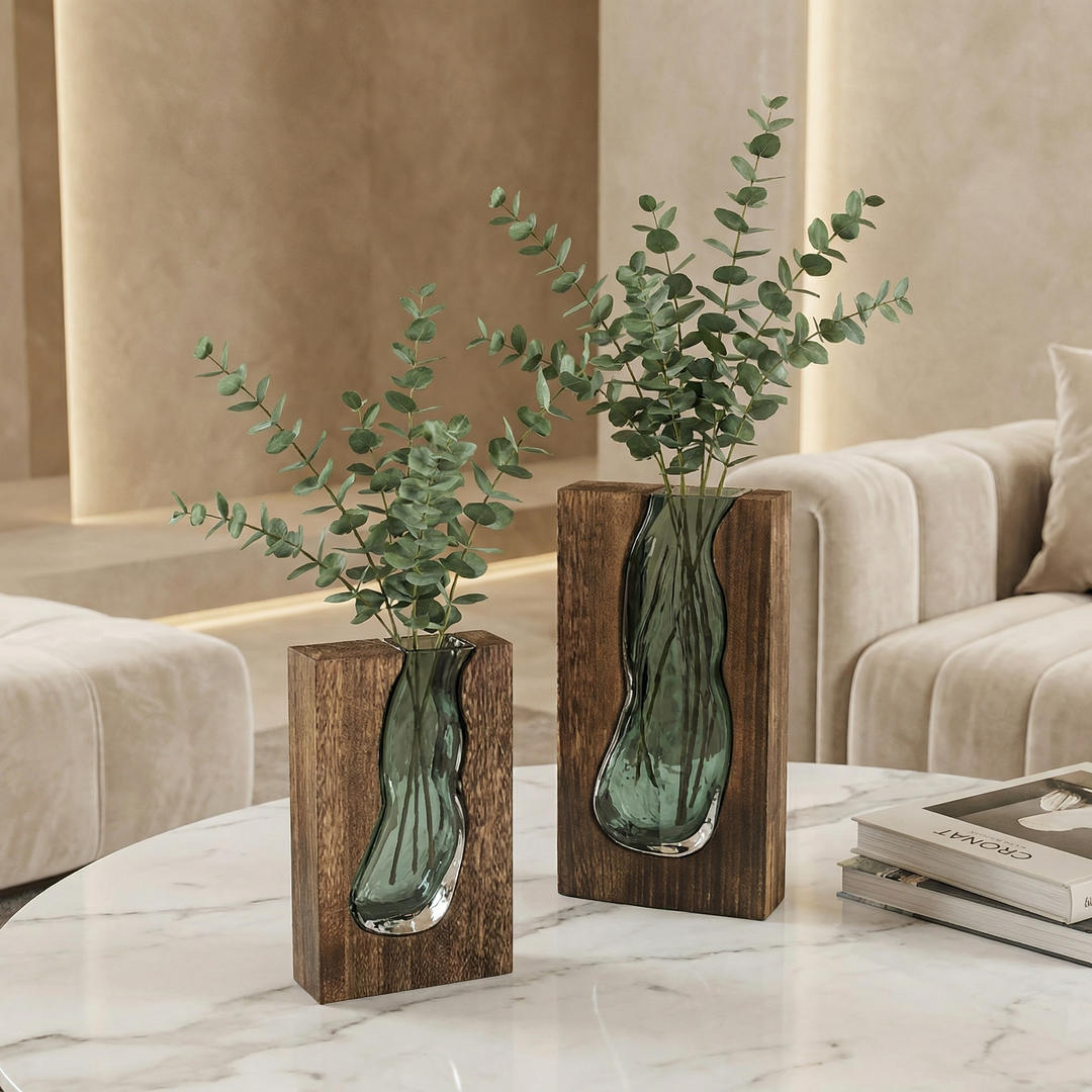 Nordic Live Edge Vase Luvikno