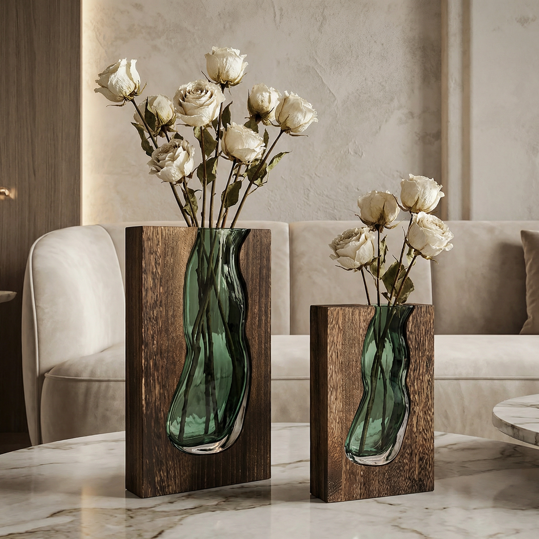 Nordic Live Edge Vase Luvikno