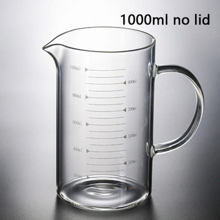 Høy Borosilikatglass Målebeger For Baking Og Matlaging | Luvikno