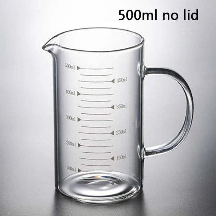 Høy Borosilikatglass Målebeger For Baking Og Matlaging | Luvikno