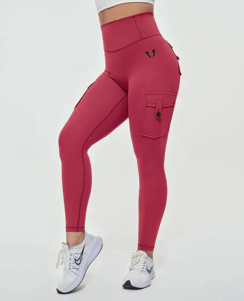 Luvik | Korkeavyötäröiset cargo-leggingit