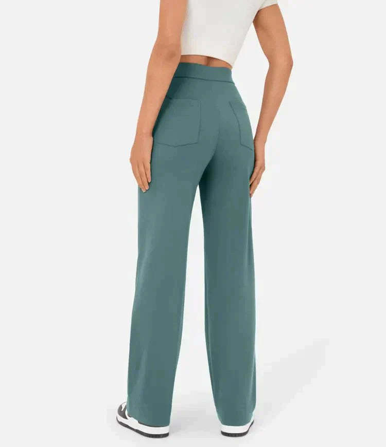 Luvik | Korkeavyötäröiset joustavat vapaa-ajan housut