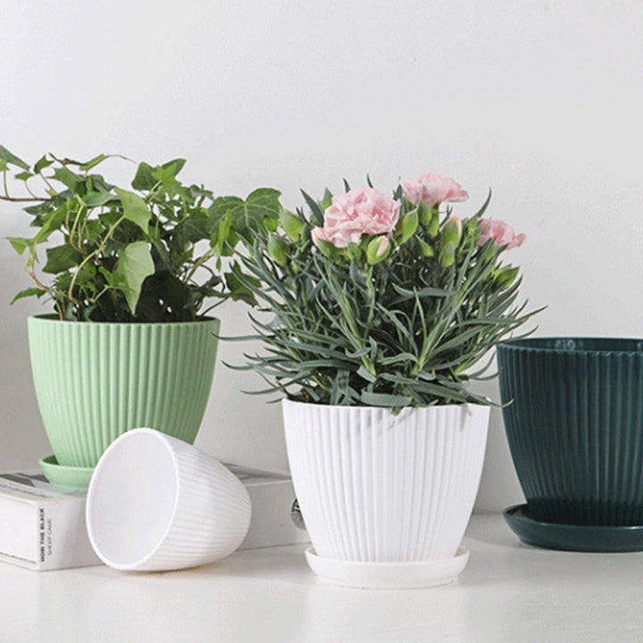Hjem Hage Plantekrukke Med Fatning - Moderne Plastdesign | Luvikno