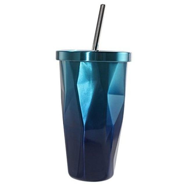 Hot & Cold Double Wall Irregular Diamond Tumbler | Luvikno