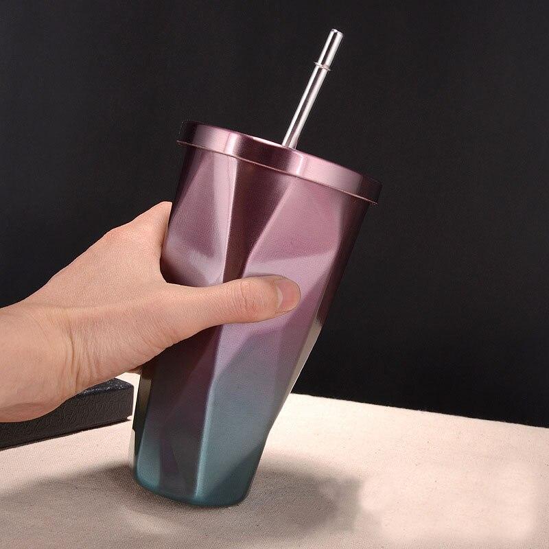 Hot & Cold Double Wall Irregular Diamond Tumbler | Luvikno