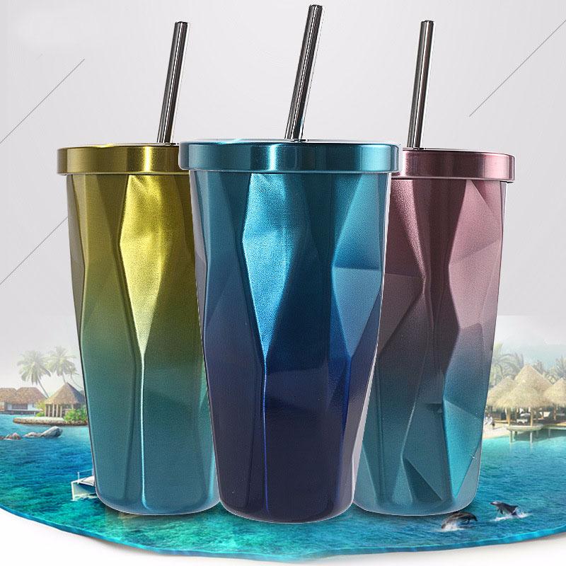 Hot & Cold Double Wall Irregular Diamond Tumbler | Luvikno
