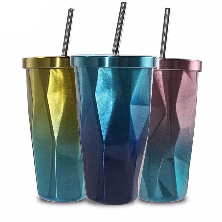 Hot & Cold Double Wall Irregular Diamond Tumbler | Luvikno