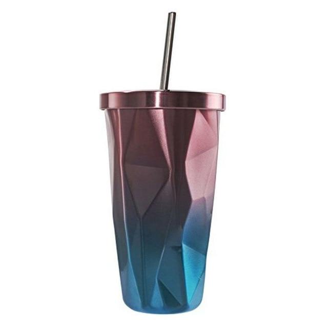 Hot & Cold Double Wall Irregular Diamond Tumbler | Luvikno