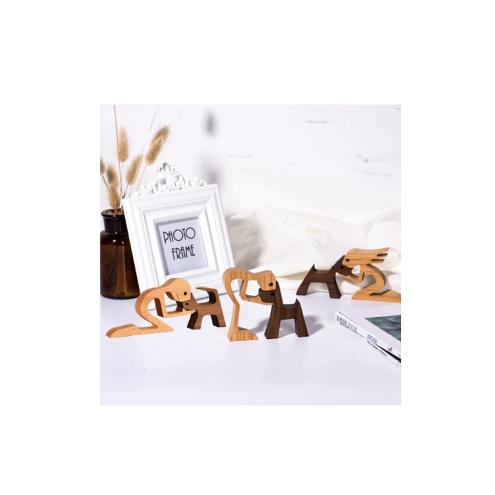 WoodenSculpt – Håndlaget Tre Skulptur for Interiør Luvikno