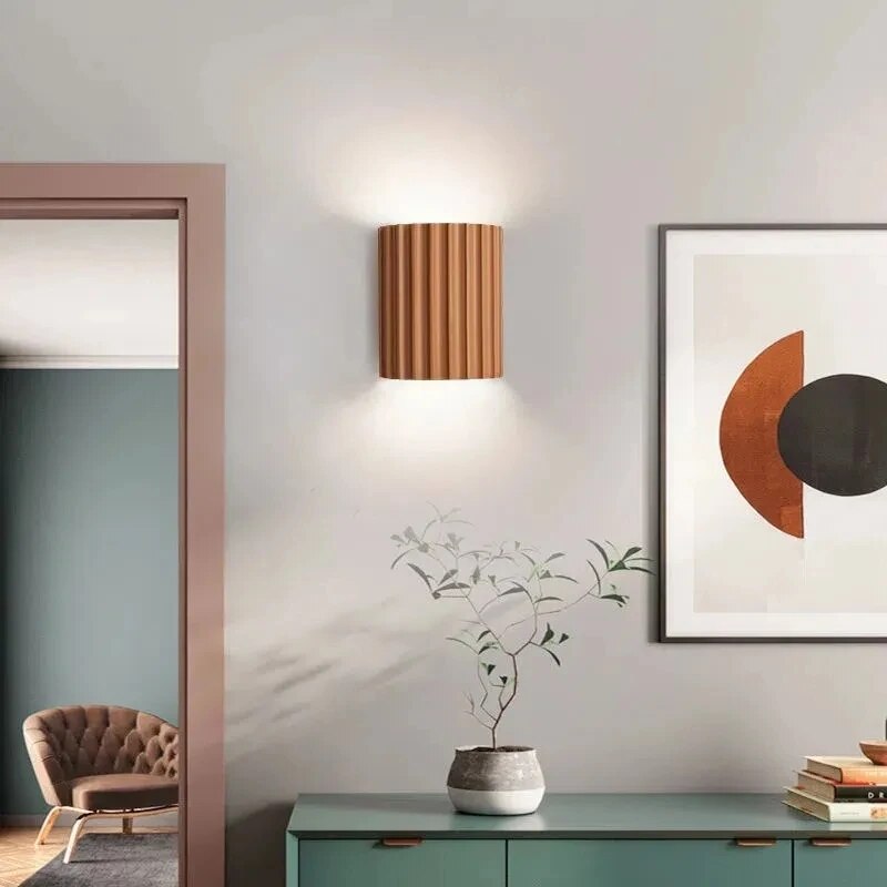 Vegglampe Moderne Harpiks Innendørs LED Vegglampe Luvikno