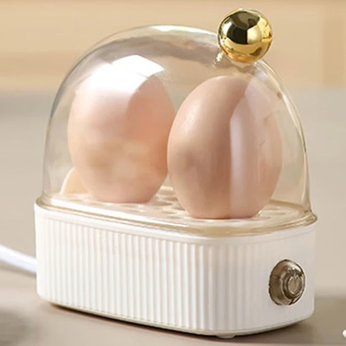 KookNest Mini Egg Cooker – Automatisk Elektrisk Eggkoker for 2 Egg | Luvikno