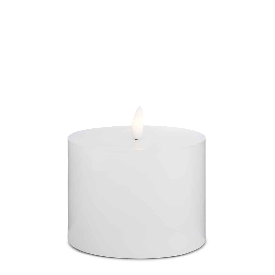LED lysestake (1 stk) med realistisk 3D flamme 10 x 10 cm | Luvikno