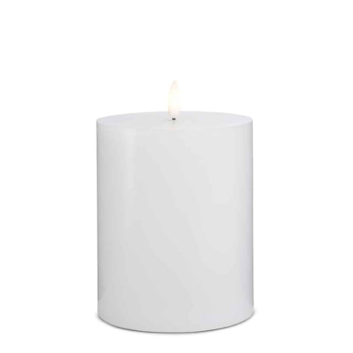 LED lysestake (1 stk) med realistisk 3D flamme 10 x 15 cm | Luvikno
