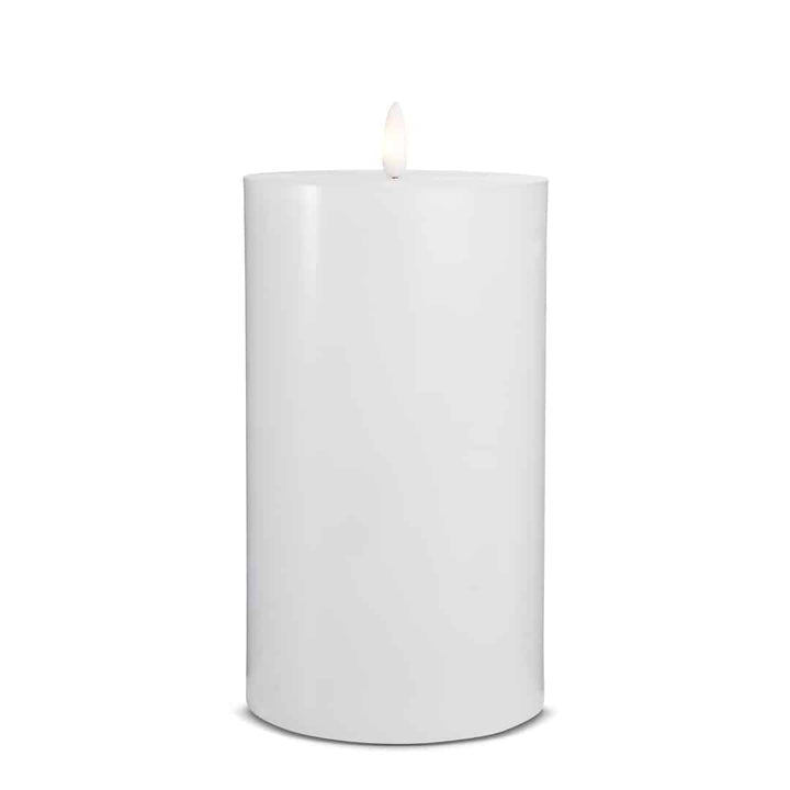 LED Lys (1 stk) med realistisk 3D-flamme 10 x 20 cm | Luvikno