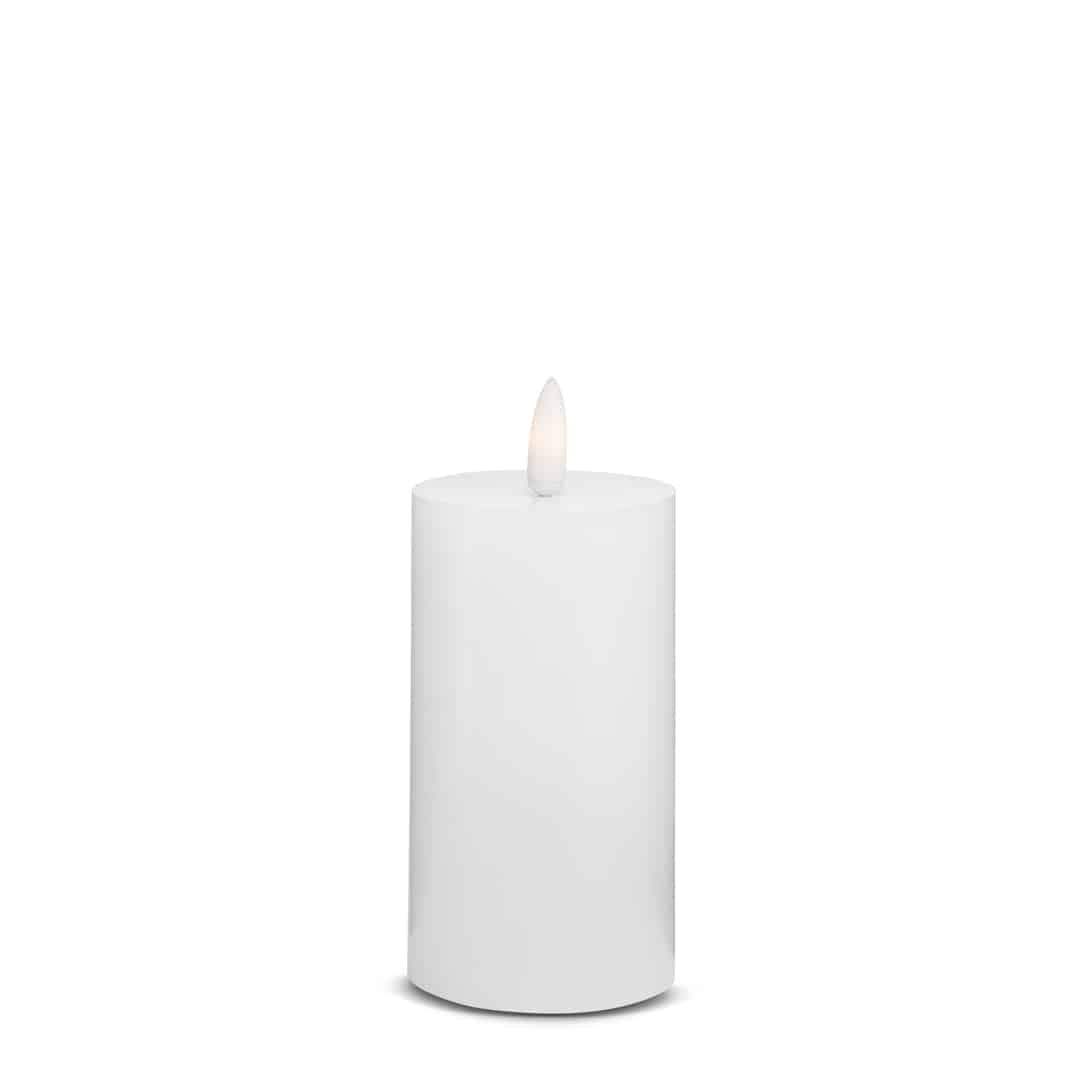 LED-lys (1 stk) med realistisk 3D-flamme 5 x 12,5 cm | Luvikno