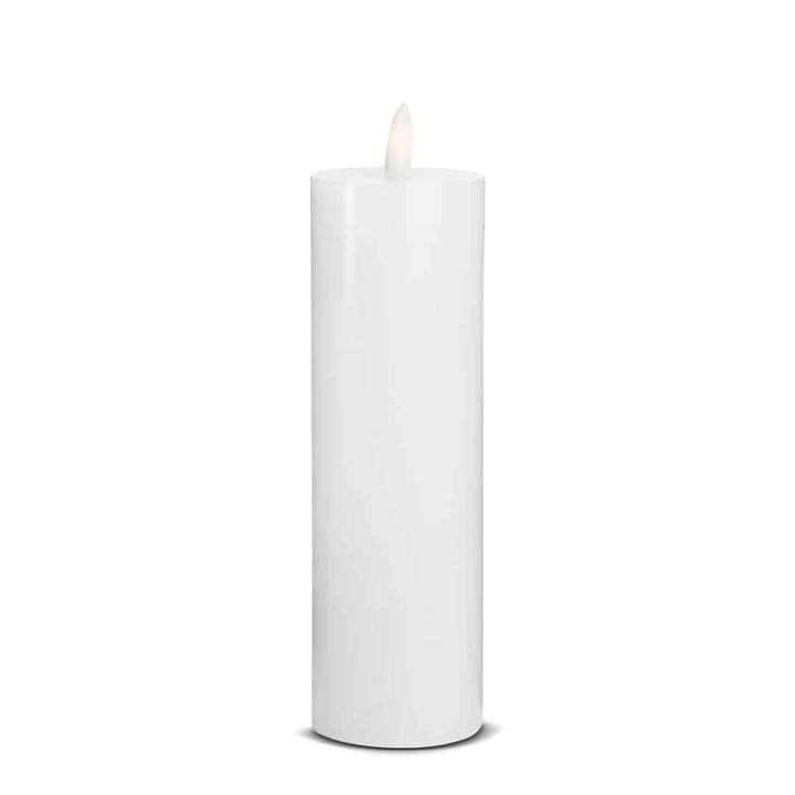 LED Lys (1 stk) med realistisk 3D-flamme 5 x 20 cm | Luvikno