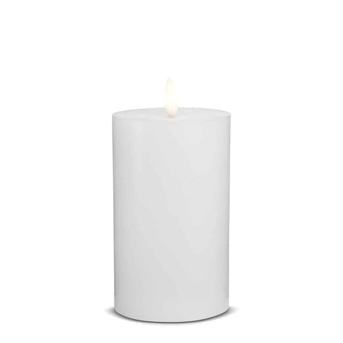 LED Stearinlys (1 stk) med realistisk 3D flamme 7,5 x 15 cm | Luvikno