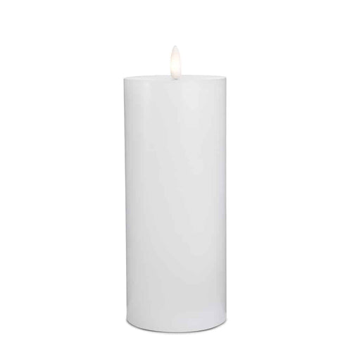 LED-lysestake (1 stk) med realistisk 3D-flamme 7,5 x 20 cm | Luvikno