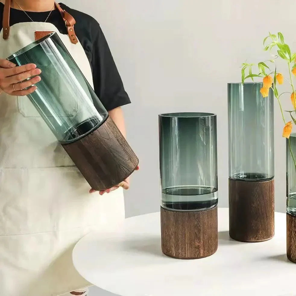 Hydroponisk Tre & Glass Vase for Stilfull Hjemmedekor | Luvikno