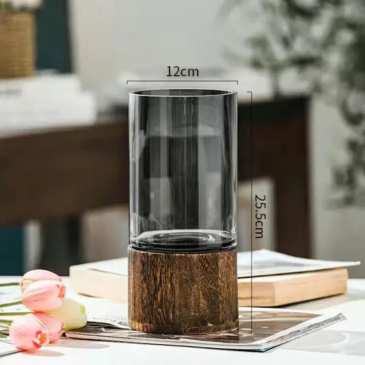 Hydroponisk Tre & Glass Vase for Stilfull Hjemmedekor | Luvikno