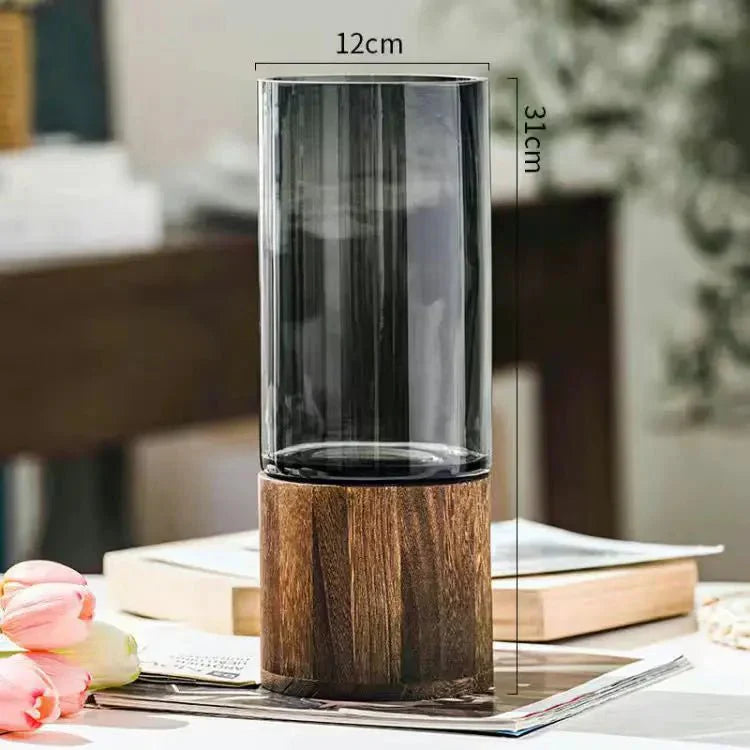Hydroponisk Tre & Glass Vase for Stilfull Hjemmedekor | Luvikno