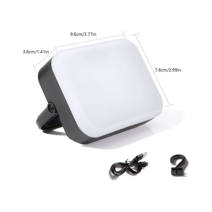 MagnaGlow – Magnetisk oppladbar LED-lampe med rund, kompakt design Luvikno