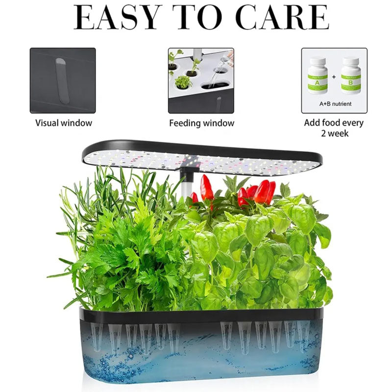 Innovativt hydroponisk vekstsystem – 12 podds kit | Luvikno