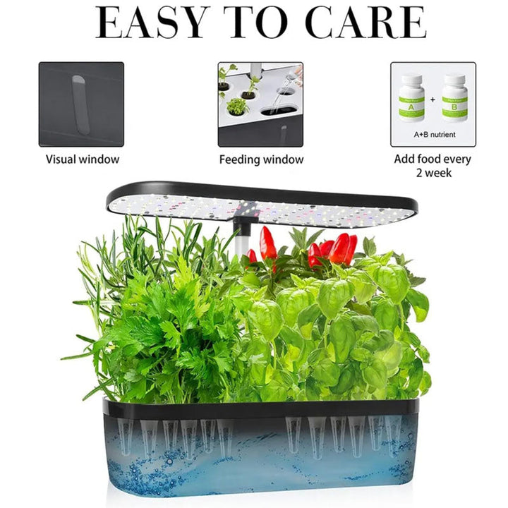 Innovativt hydroponisk vekstsystem – 12 podds kit | Luvikno