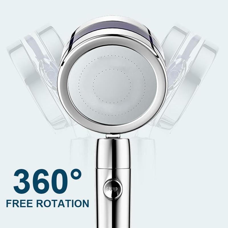 360° Roterbar Kraft Dusjhode | Luvikno