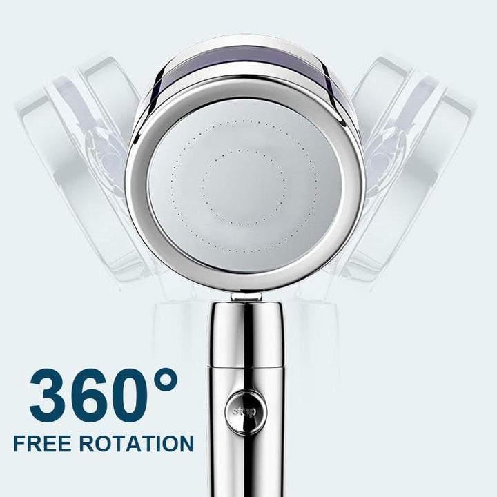 360° Roterbar Kraft Dusjhode | Luvikno