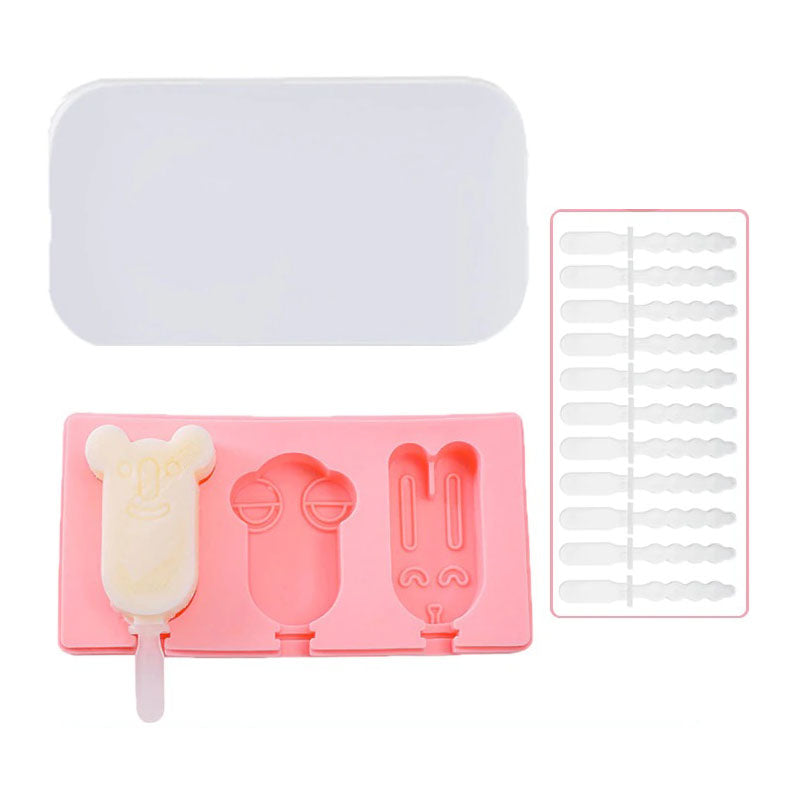 Iskremform Popsicleformer med lokk DIY Hjemmelaget Is Lollyform | Luvikno