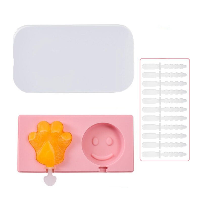 Iskremform Popsicleformer med lokk DIY Hjemmelaget Is Lollyform | Luvikno