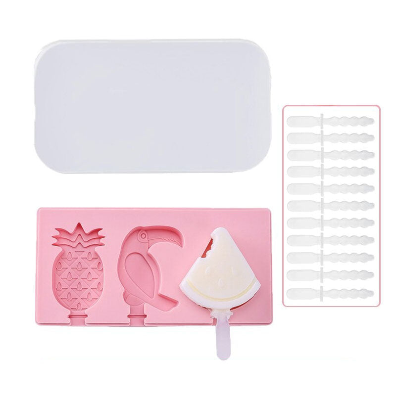 Iskremform Popsicleformer med lokk DIY Hjemmelaget Is Lollyform | Luvikno
