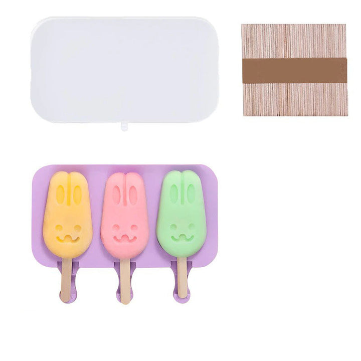 Iskremform Popsicleformer med lokk DIY Hjemmelaget Is Lollyform | Luvikno