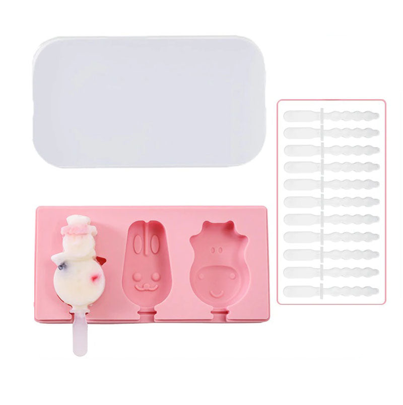 Iskremform Popsicleformer med lokk DIY Hjemmelaget Is Lollyform | Luvikno