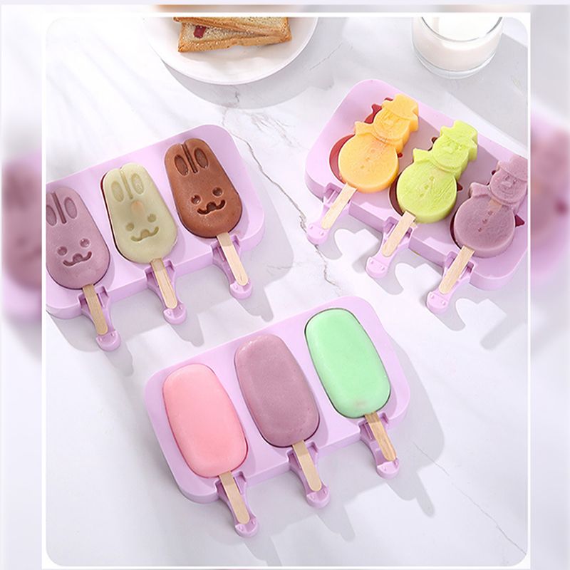 Iskremform Popsicleformer med lokk DIY Hjemmelaget Is Lollyform | Luvikno