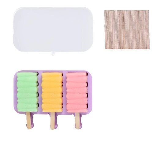 Iskremform Popsicleformer med lokk DIY Hjemmelaget Is Lollyform | Luvikno