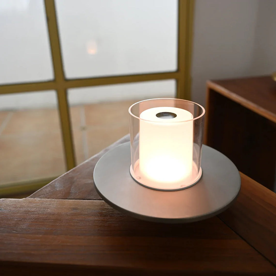 Glass Candle Table Lamp | Luvikno