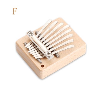 Mini 8-Tastatur Kalimba for Nybegynnere | Luvikno