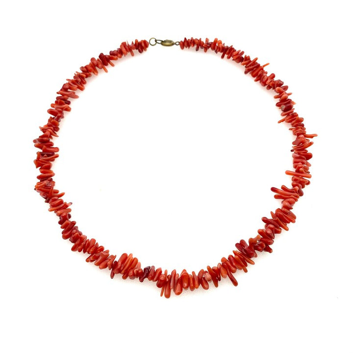 Vibrant Red Coral Necklace | Perfect Eye-Catcher for Your Style Luvikno