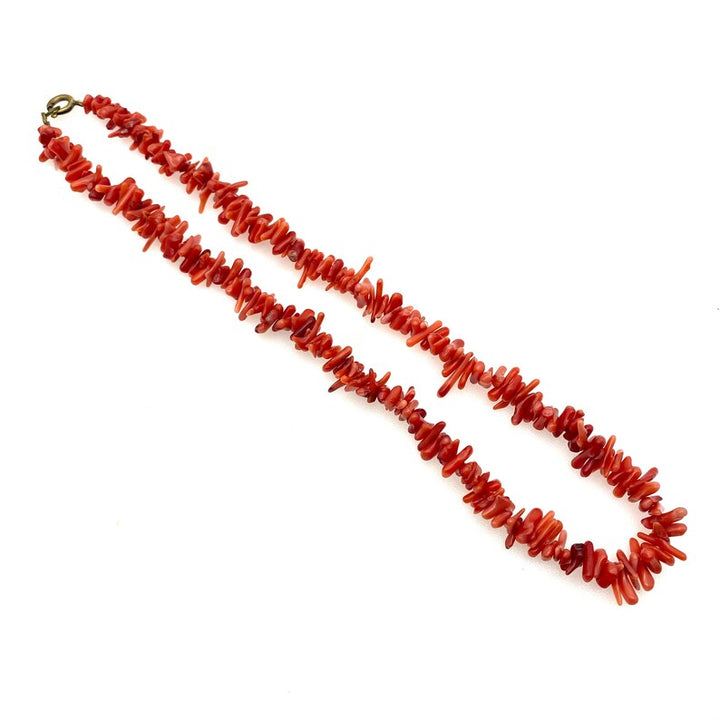 Vibrant Red Coral Necklace | Perfect Eye-Catcher for Your Style Luvikno