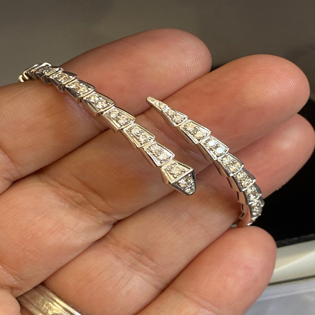 Eternity Band – Luksus Slangearmbånd med Glansfull Finish Luvikno
